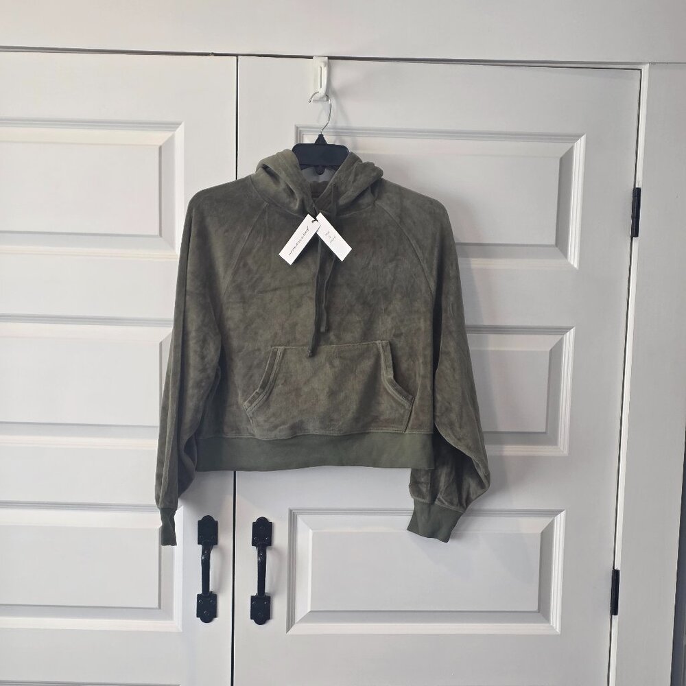 NWT:  Unsubscribed Popover Cropped Hoodie Size Medium